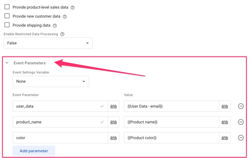 Google Tag Manager supporta parametri evento personalizzati Google Tag Manager supporta parametri evento personalizzati